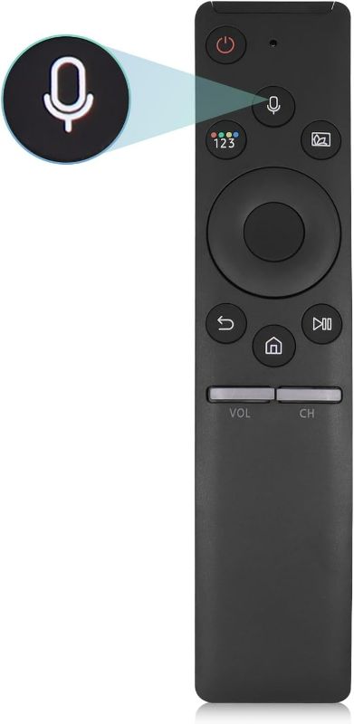 Photo 1 of BN59-01298H RMCSPN1AP1 Replaced Voice Remote fit for Samsung TV Q6FN Q7FN Q8FN QLED Smart 4K UHD TV QN55Q7CNAF QN55Q7FNAF QN55Q8FNBF QN65Q6FNAF QN65Q8FNBF QN75Q6FNAF QN82Q6FNAF QN82Q65FNF
