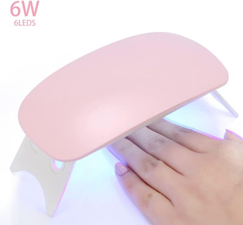 Photo 1 of AAPIE Portable 6w Mini Led Uv Manicure Lamp for Gel Nail Polish Curing Lamp with USB Cable Home Use Nail Dryer Machine Children's Gift
