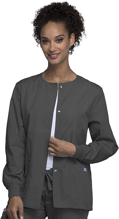 Photo 1 of Size X-Large Cherokee Women's Snap Front Warm Up Jacket
