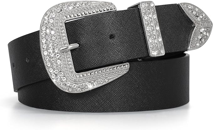 Photo 1 of S/M JASGOOD Women Western Leather Belts Ladies Vintage Design Waist Belt for Pants Jeans Dresses
