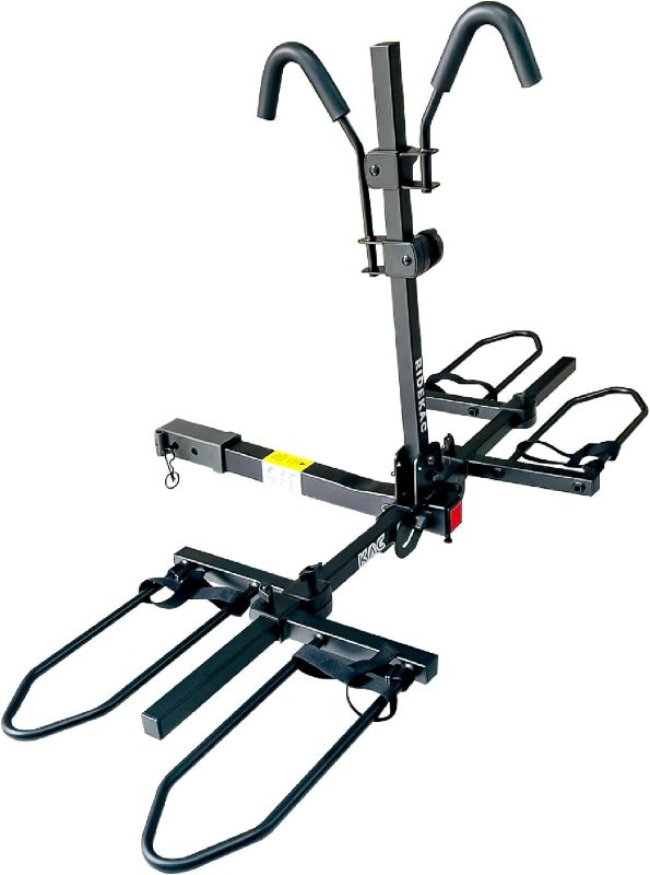 Photo 1 of KAC Bike Rack - Heavy Duty Bicycle Carrier, Easy to Assemble/Install - Tire & Frame Stramps Included
