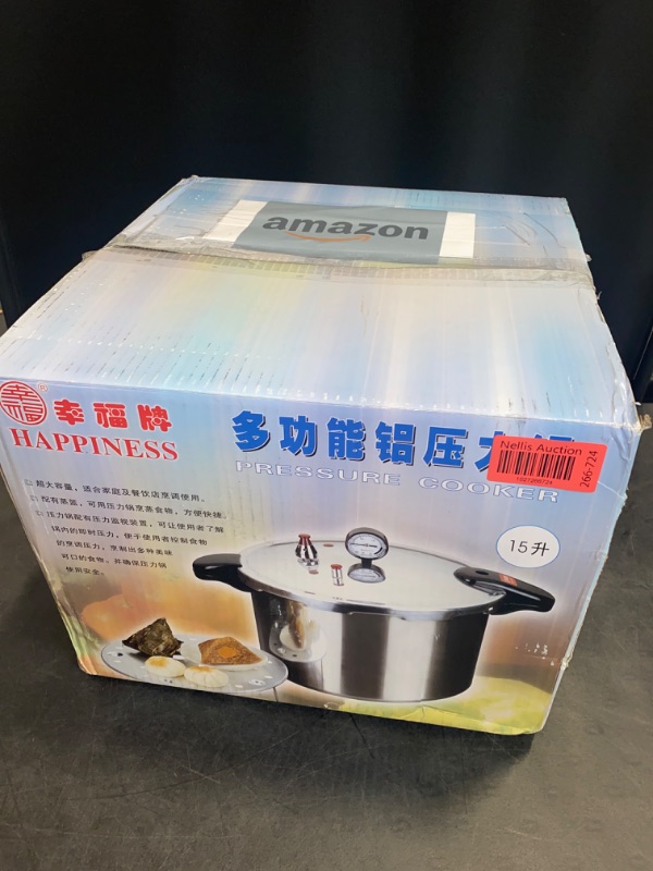 Photo 3 of 25 Quart Pressure Canner Cooker & Induction Compatible Built-in luxury digital pressure gauge With 1 steaming tray & Pressure release 13 PSI (+/- 5 Percent) Delivery from US
