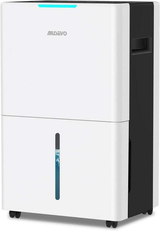 Photo 1 of 5,000 Sq. Ft Dehumidifier for Basements and Home, Aiusevo 52 Pint Dehumidifiers with Drain Hose Ideal for Large Room, Bedroom, Quietly Removes Moisture, 3 Modes Deshumidificador, Child Lock, 24H Timer
