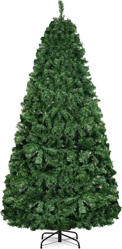 Photo 1 of Christmas Tree 6.5ft Premium Spruce Artificial Christmas Tree with Metal Stands for Indoor and Outdoor Holiday Decoration
