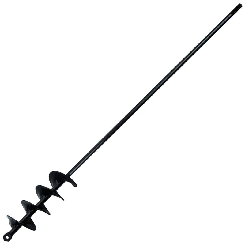 Photo 1 of 30" x 2" Extended Length Auger Drill Bit for Planting Bulb & Bedding Plant Auger 100% Solid Barrel-No Need to Squat Post Hole Digger for 3/8" Hex Drive Drill- Easy Planter Garden Auger
