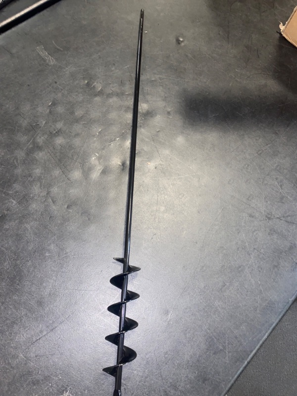 Photo 2 of 30" x 2" Extended Length Auger Drill Bit for Planting Bulb & Bedding Plant Auger 100% Solid Barrel-No Need to Squat Post Hole Digger for 3/8" Hex Drive Drill- Easy Planter Garden Auger
