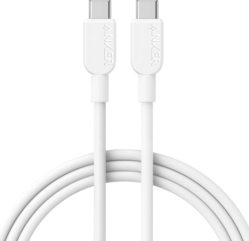Photo 1 of Anker USB C Cable, 310 USB C to USB C Cable (6 ft 2 Pack), (60W/3A) USB C Charger Cable Fast Charging for Samsung Galaxy S23/S22, iPad Pro 2021, iPad Mini 6, iPad Air 4, MacBook Pro 2020