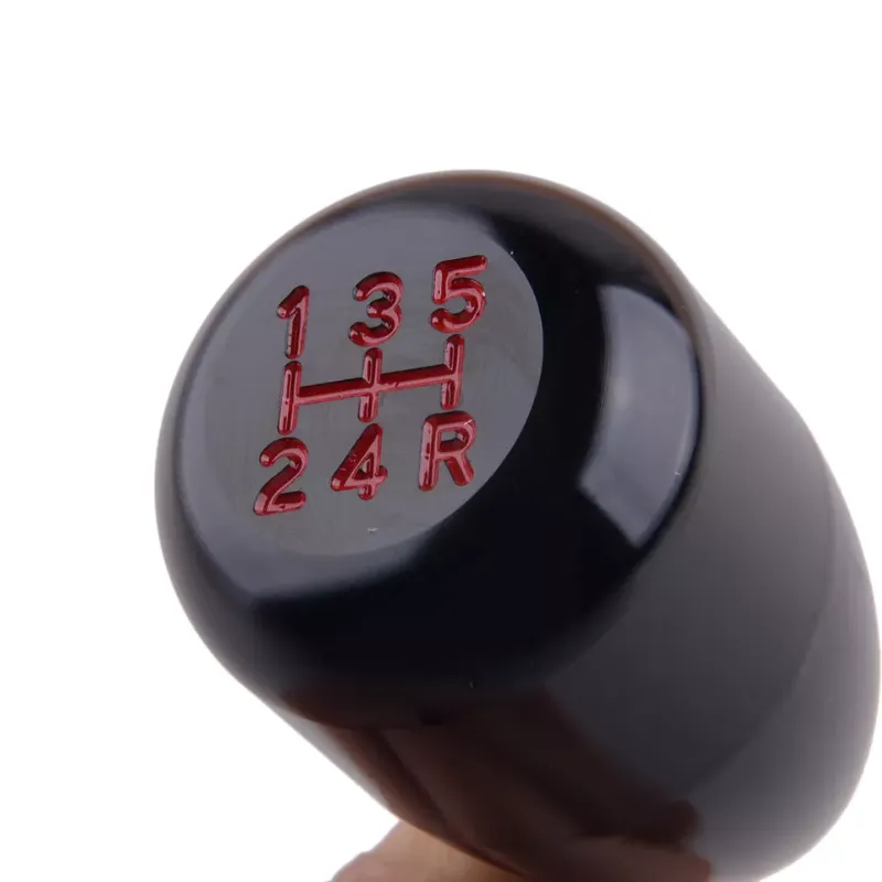 Photo 1 of Type R Style Black MT Manual Transmission Gear Shift Knob 5 Speed Universal New