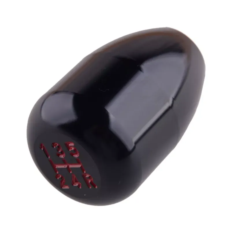 Photo 2 of JGR Black Billet Aluminum Flat Top 5 Speed Need Gas Shift Knob Shift Pattern M12x1.25 M10x1.5 M10x1.25 M8x1.25