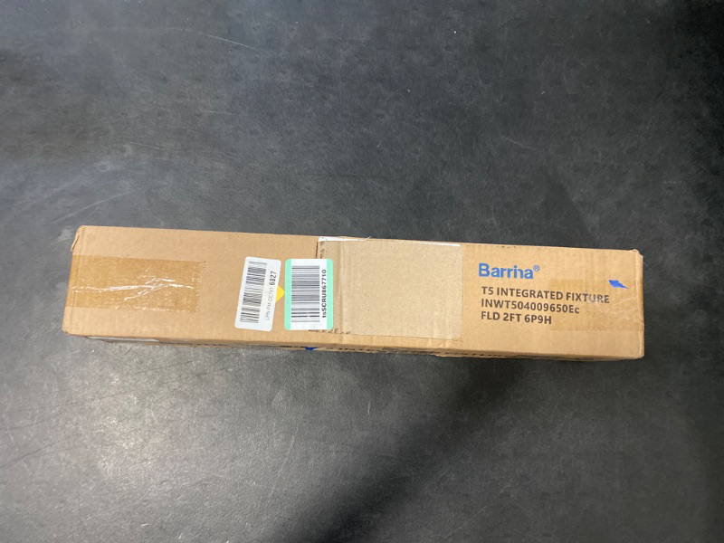 Photo 2 of Barrina T5 LED Shop Light 2FT, 6500K (Super Bright White), Utility Shop Light, Ceiling and Under Cabinet Light, ETL Listed, Corded Electric with Built-in ON/Off Switch, 6 Pack
