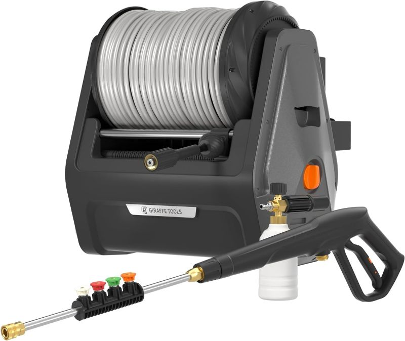 Giraffe Tools Grandfalls Pressure Washer Plus+, Electric Wall Mount