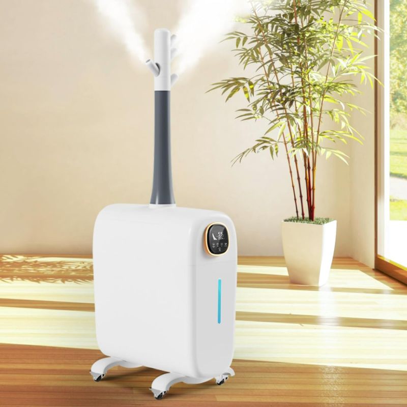 Photo 1 of Humidifiers for Large Room Home, 6.6Gal/25L Large Humidifier Whole House Humidifier 3000 sq.ft, Cool Mist Top Fill Floor Commercial and Industrial Humidifiers, 360° Nozzle Sets, 3 Speed
