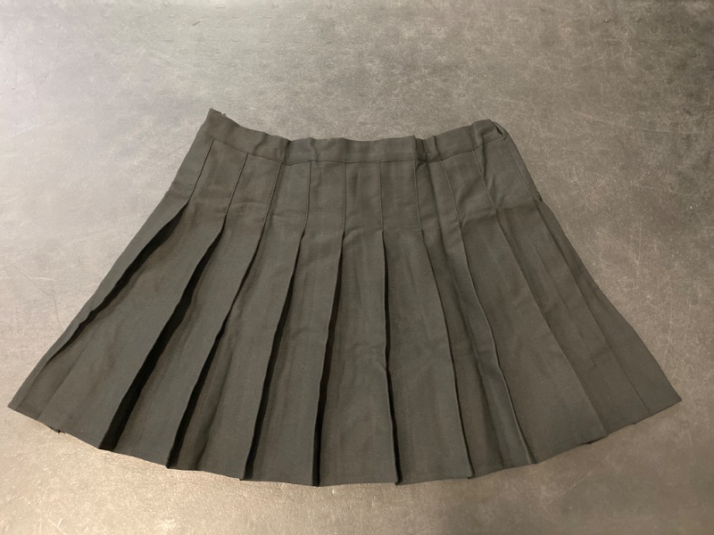 Photo 2 of [large] SANGTREE Women's Pleated Mini Skirt with Comfy Casual Stretchy Band Skater Skirt