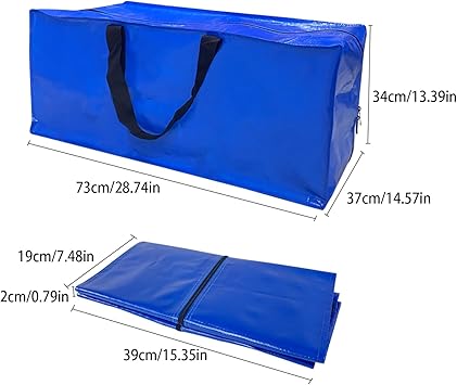 Photo 2 of Large Capacity Folding Duffle Bag Travel Clothes Storage Bags Zipper Packing Bag Portable Moving Luggage Hand Bag for Women Men