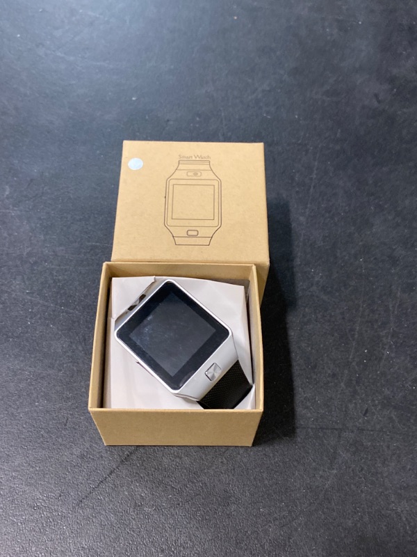 Photo 1 of Bluetooth Smart Watch w/Camera Waterproof Phone Mate for Android Samsung iPhone (Silver)
