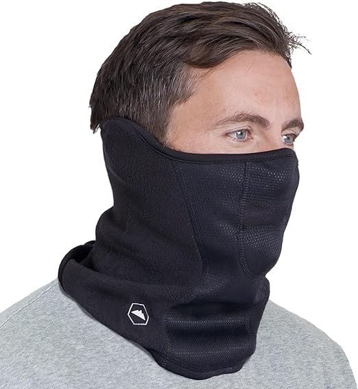 Photo 1 of Tough Headwear Winter Face Mask & Ski Mask Neck Gaiter - Cold Weather Half Balaclava - Tactical Neck Warmer for Men & Women