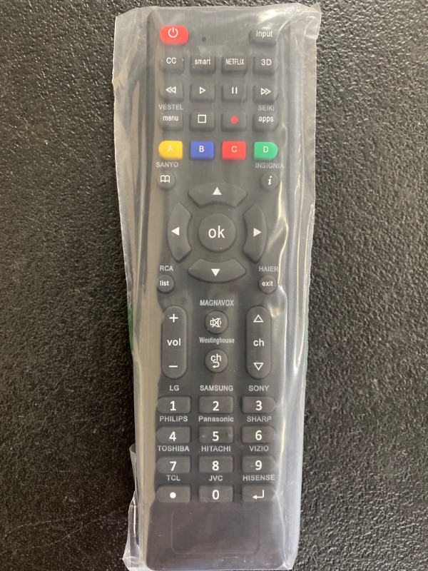 Photo 2 of Universal Tv Remote for LG,Samsung, TCL, Philips, Vizio, Sharp, Sony, Panasonic, Sanyo, Insignia, Toshiba and Other Brands LCD LED 3D HDTV Smart TV Remote Control