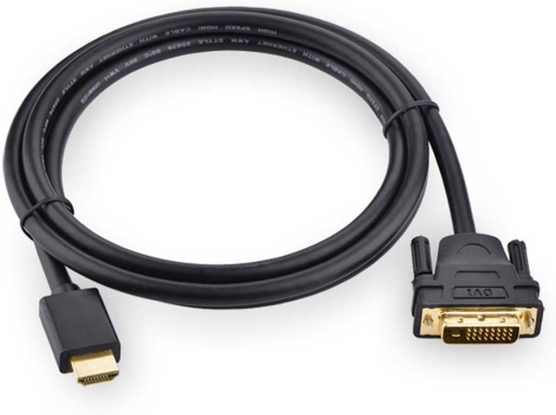 Photo 1 of 1M/3ft HDMI Male to DVI Female Adapter Cable Bi-Directional 24+1 Gold Plated