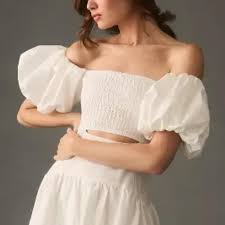 Photo 1 of White dress with long sleeve top. Two pieces one size