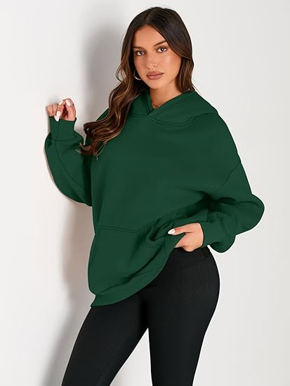 Photo 1 of (S) EFAN Womens Hoodies Oversized Sweatshirts Pullover Fleece Sweaters Long Sleeve With Pockets Winter Fall Outfits Y2k Clothes 