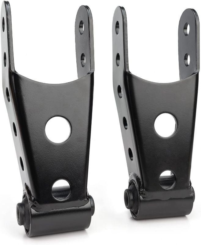 Photo 1 of 2"Suspension Rear Drop Lowering Shackles Kit, 6400 Chevrolet Silverado Sierra 1500,1992-1999 Chevrolet Tahoe Yukon Suburban,1997-2003 compatible with Ford F150,1994-2001 Dodge Ram 1500 replace 410520