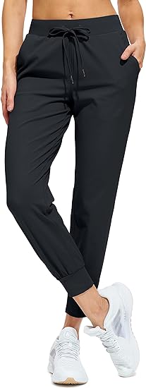 Photo 1 of (L) Libin Women's Joggers Pants Lightweight Running Sweatpants with Pockets Athletic Tapered Casual Pants for Workout,Lounge Size Large