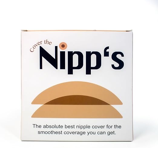 Photo 1 of Nipple Cover with Adhesive Silicone one size fits all - Reusable with travel case Beige