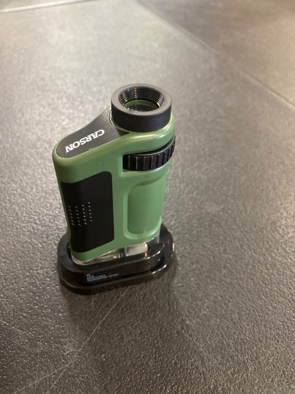Photo 2 of Carson MicroBrite 20x-40x LED Lighted Pocket Microscope for Learning, Education and Exploring (MM-24)