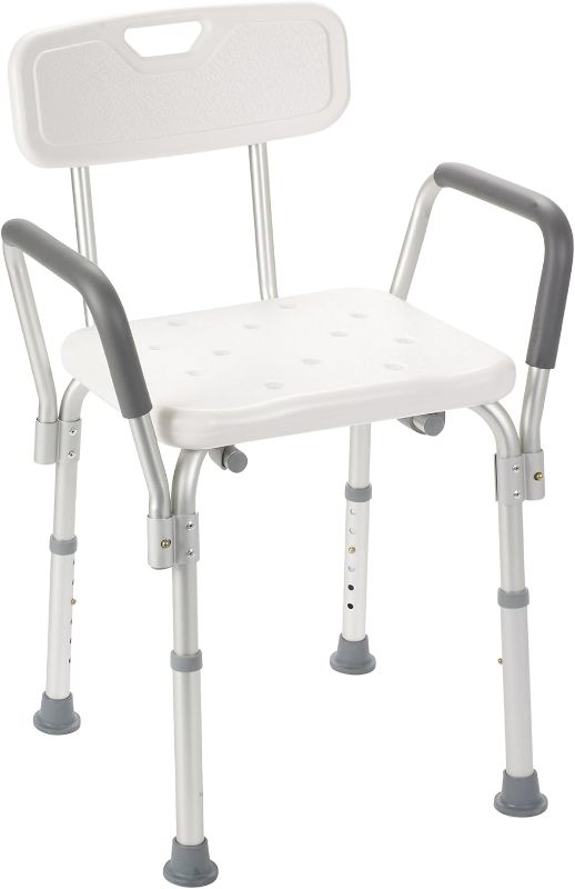 Photo 1 of Medical Bath Bench with Padded Arms Back
