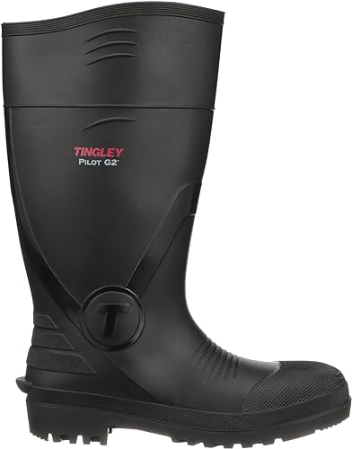 Photo 1 of TINGLEY Unisex-Adult Plain Toe Rain Boot Size 12