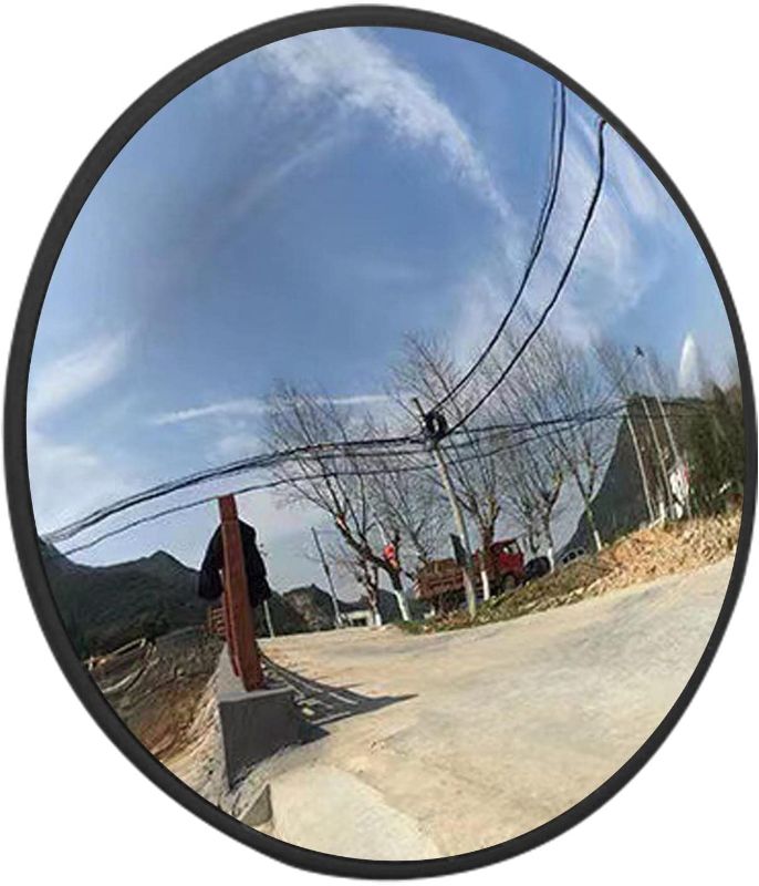 Photo 1 of Safety Convex Mirror,12 inch Round Indoor Mirror 160° Adjustable Wide Angle View, Blind Spot Mirror for House Garage, Warehouse, Store, Office, Personal or Traffic Safety