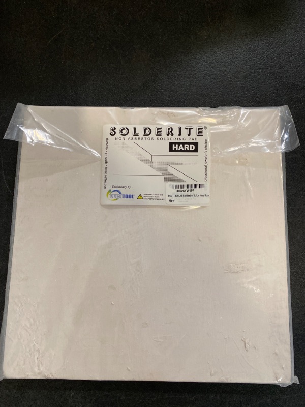 Photo 2 of Solderite Soldering Board, Hard, 12 Inch by 12 Inch | SOL-420.30