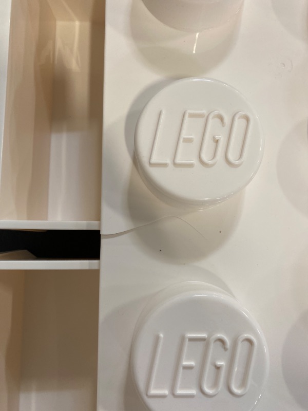 Photo 2 of Room Copenhagen LEGO Brick Drawer, 8 Knobs, 2 Drawers, Stackable Storage Box, White