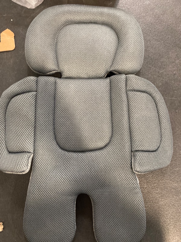 Photo 2 of Innokids Car Seat Head and Body Supports for Infant, 2-in-1 Reversible Baby Car Seat Insert Stroller Soft Cushion Suitable for All The Season (Gray/Black)