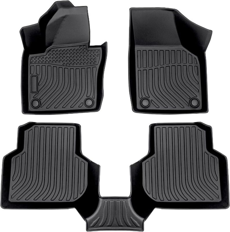 Photo 1 of Cartist Floor Mats Custom Fit for Volkswagen VW Jetta 2012-2018 All Weather Floor Liner Front & 2nd Row Car Carpet Protection TPE Odorless
