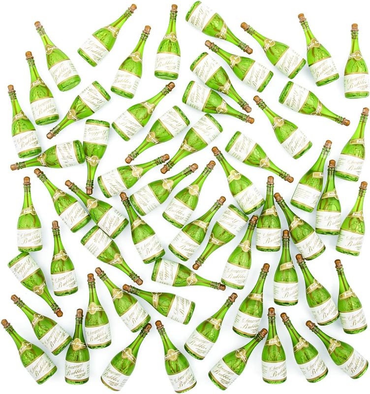 Photo 1 of Bulk Champagne Bubble Bottles, 48 Pieces, Wedding, Reception and Grand Event Party Favors