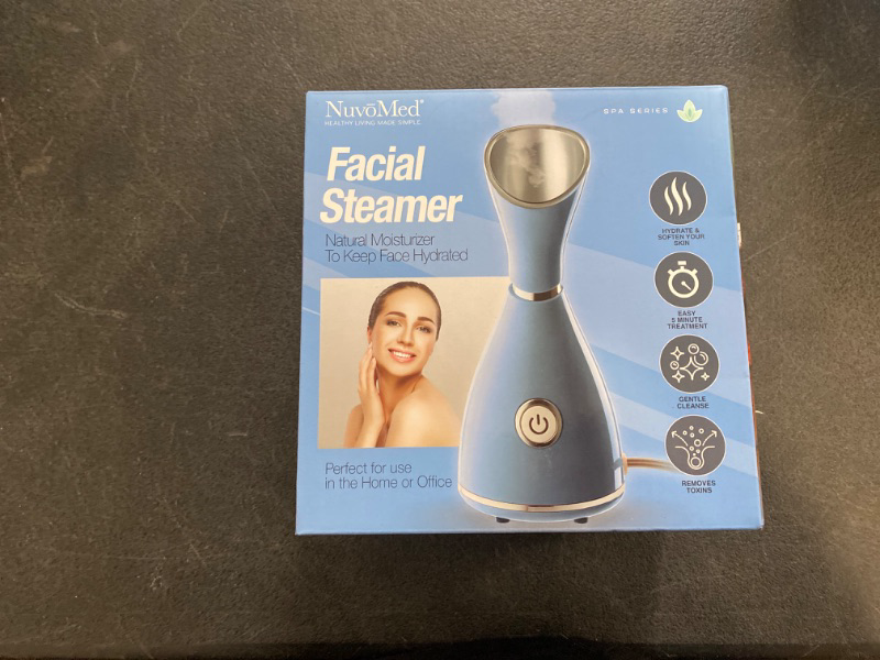 Photo 3 of Facial Steamer-Nano Ionic Facial Steamer Warm Mist Humidifier Atomizer Sprayer Moisturizing Face Steamer Home Sauna SPA Face with 4 Piece Stainless Steel Skin Kit and Hair