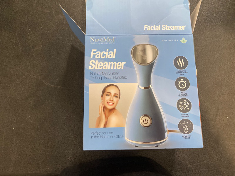 Photo 3 of Facial Steamer-Nano Ionic Facial Steamer Warm Mist Humidifier Atomizer Sprayer Moisturizing Face Steamer Home Sauna SPA Face with 4 Piece Stainless Steel...