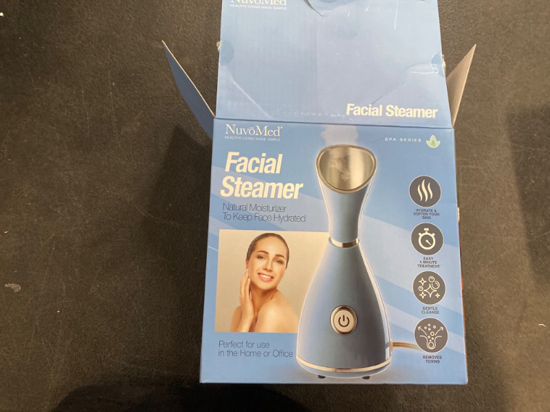 Photo 2 of Nuvo Med Facial Steamer Hydrates Face Giving Soft & Supple Younger Look Removing Toxins & Cleansing The Face The Steam Closes Unwanted Pores New