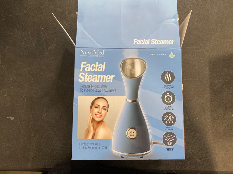 Photo 3 of Facial Steamer-Nano Ionic Facial Steamer Warm Mist Humidifier Atomizer Sprayer Moisturizing Face Steamer Home Sauna SPA Face with 4 Piece Stainless Steel..