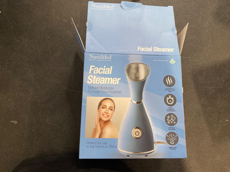 Photo 2 of Facial Steamer-Nano Ionic Facial Steamer Warm Mist Humidifier Atomizer Sprayer Moisturizing Face Steamer Home Sauna SPA Face with 4 Piece Stainless Steel..