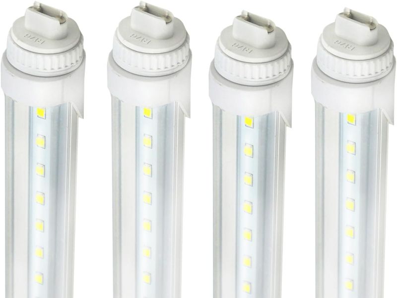 Photo 1 of GreenSun F48T12 CW HO 4FT 20W R17D LED Tube Bulb, 5500k Daylight Clear Cover for Commercial Household Lighting, 360 Degree R17D Base