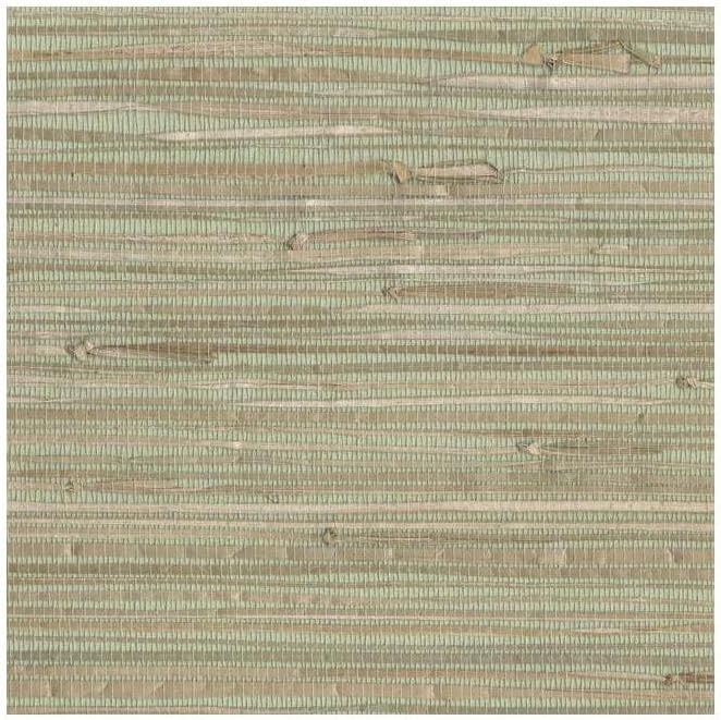 Photo 1 of York Wallcoverings NZ0780 Sea Grass Grasscloth Wallpaper, Pale Green, Cream, Beige, Tan, Brown