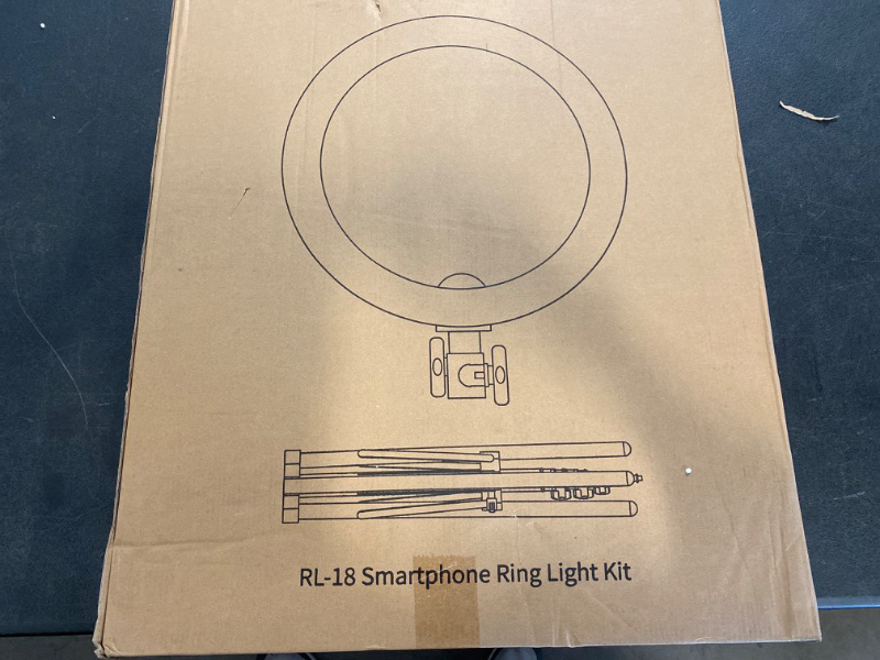 Photo 1 of NEEWER 18" Ring Light Carrying Bag with Separate Storage Bag Expandable for 30.7"/78cm Folded Light Stand Tripod, 23.6"x22.8"/60x58cm Lightweight Nylon Protective Bag for Ring Light with Stand, RU-009