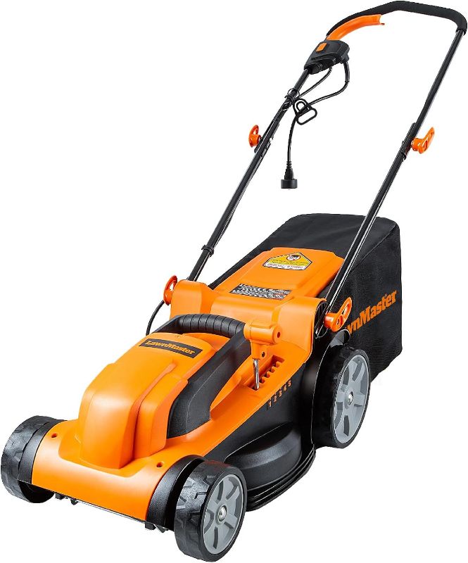 Photo 1 of LawnMaster MEB1114K Electric Corded Lawn Mower 15-Inch **Slightly Dirty from Being Put Together**