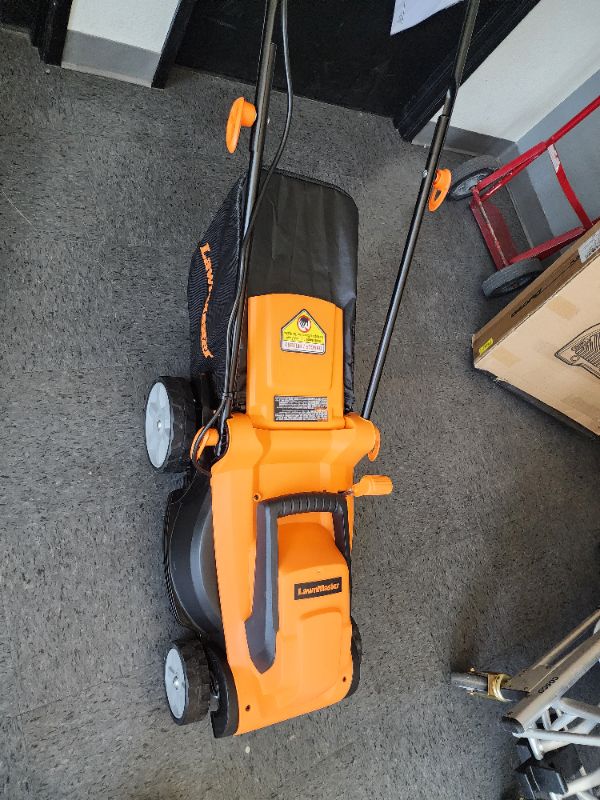 Photo 6 of LawnMaster MEB1114K Electric Corded Lawn Mower 15-Inch **Slightly Dirty from Being Put Together**