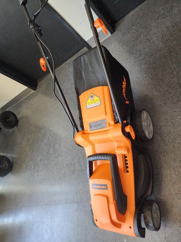 Photo 5 of LawnMaster MEB1114K Electric Corded Lawn Mower 15-Inch **Slightly Dirty from Being Put Together**