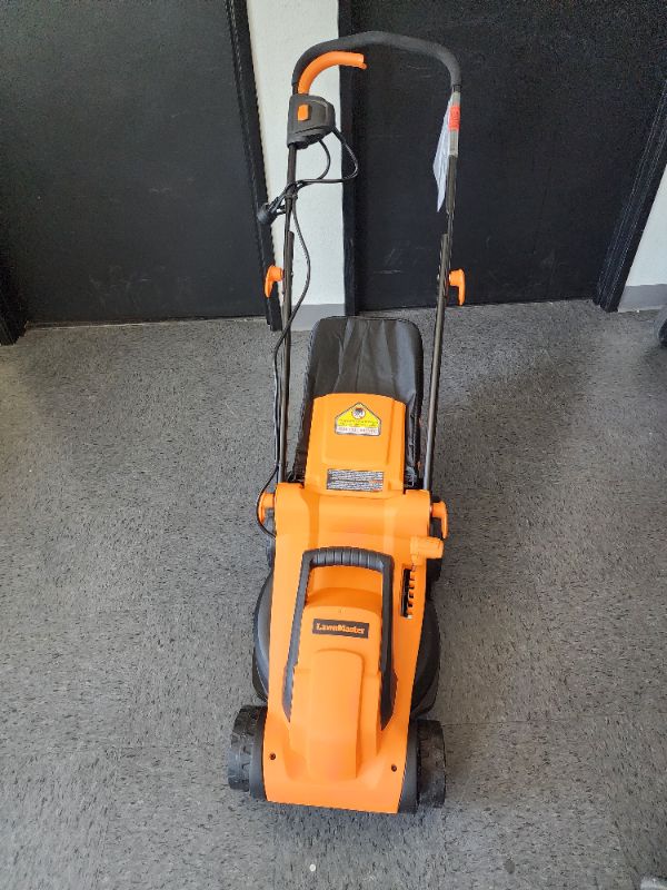 Photo 4 of LawnMaster MEB1114K Electric Corded Lawn Mower 15-Inch **Slightly Dirty from Being Put Together**