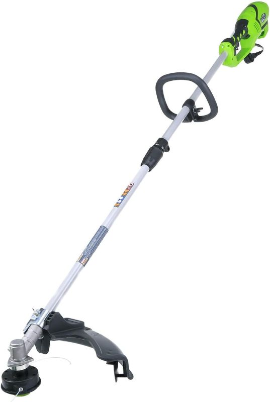 Photo 1 of Greenworks 10 Amp 18-Inch Corded String Trimmer (Attachment Capable), 21142