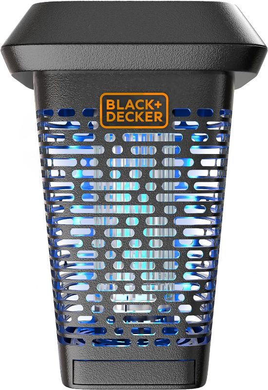 Photo 1 of BLACK+DECKER Bug Zapper- Mosquito Repellent Outdoor & Fly Traps for Indoors- Mosquito Killer & Fly Zapper - Gnat & Moth Traps for Home, Deck, Garden, Patio & More